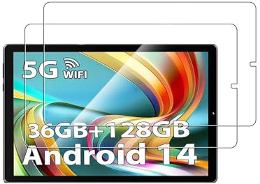 (2 Packs) Protective Film For FLYCOAY M820-EEA 10.1 inch Tablet Android Tablet Tempered Glass Screen Protector - High Transparency, Scratch Resistant, Anti-Fingerprint