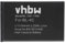vhbw Akku kompatibel mit Doro Phone Easy 2424, 5030, 5031, 6050, 6051, 5516, 6021, 507S, 5517 Handy Smartphone Telefon (600 mAh, 3,7 V, Li-Ion)