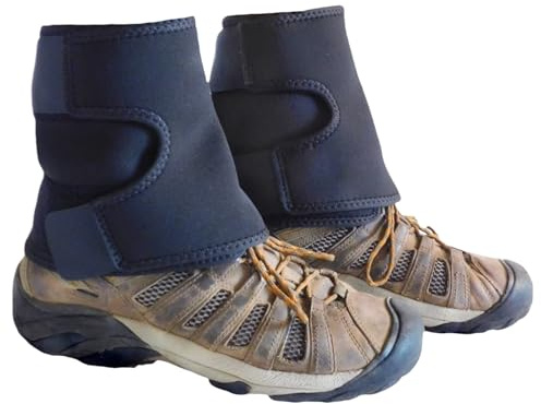 Outdoor Gamaschen Wasserdichte Wandergamaschen Atmungsaktive Beinschutz Gaiter Herren Damen Regengamaschen Für Wandern Jagd Fahrrad, Niedrige(Silikonbeschichtetes Nylon, Klettverschluss-Design)