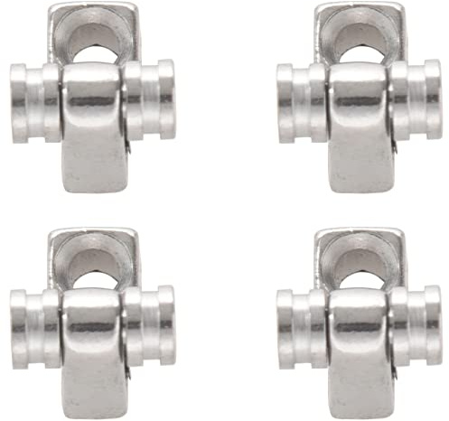 ISTOVO 4x Chrome Roller String Retainer Trees Guitar Parts