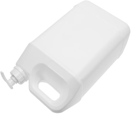 ABOOFAN Distributeur Détergent Liquide 4l Pompe Rechargeable en Plastique pour Lessive et Savonnette, Bidon Vide pour Buanderie et Nettoyage Domestique