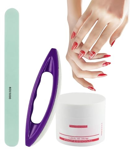Nail Polisher Professional Buffing Tool Accessories | Buffer for Natural Nails for Cuticle Manicure Pedicure Home Salon Women Beginners