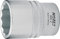 Hazet 900AZ-1 Douille carré creux 12,5 mm/profil traction à 12 pans extérieurs Taille 1 longueur 44 mm
