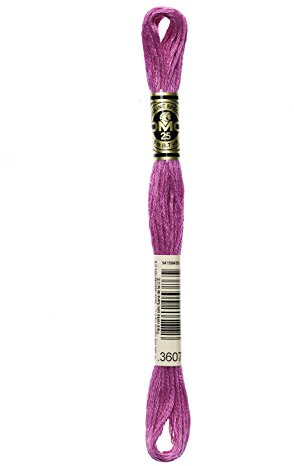DMG Plaid Cotton Thread, Variegated for Stitching, 8 Metres Coloris / 3607