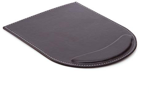 KINGFOM™ PU Leather Mouse Pad Mice Pad Mat with Wrist Comfort Rest Computer Desk Stationery Accessories Colors (Brown)