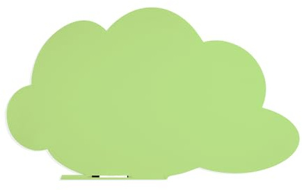 Rocada Magnetic Dry Erase Presentation Board, 46 x 30, Cloud Bubble, Green (RCCLOUD46-GR)