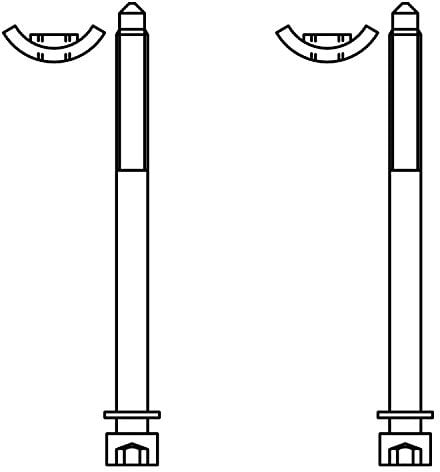 GU Thermostep Eckverbinder-Befestigungsset unten