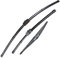 Xukey escobillas limpiaparabrisas delanteras y traseras para 207 SW （Estate）2006-2015(juego de 3)