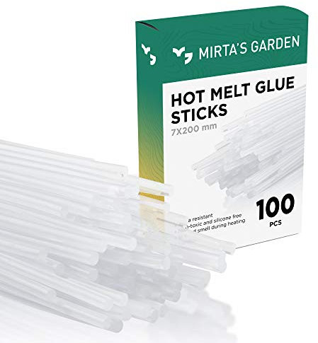 Super Hot Glue Sticks for Gun 7x200mm, 100 Sticks Clear Extra Strong Mirta's Garden, Decorations, Diapers, DIY Crafts, Hobbies, Kids Creative Crafts