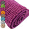 DILUMA Badematte Chenille 45x50 cm Lila Rutschfester Hochflor Badteppich Wellness Badvorleger Saugfähig und Flauschig
