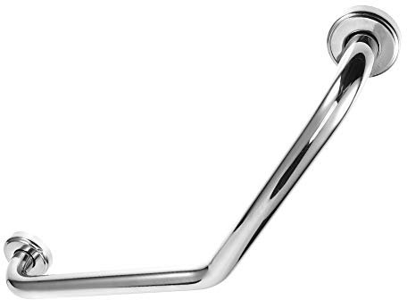 FANCYLEO EU Bathroom Grab Bar, 500mm Stainless Steel Safety Support Grab Rail Anti-Slip Handrail Towel Rails Shower Handrails Toilet Grab Handle for Elderly, Children, Disabled