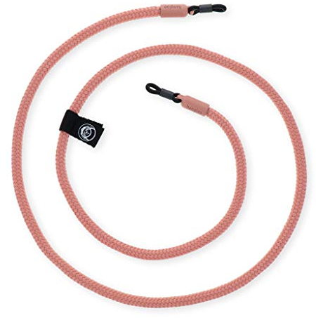 hangloo - Das hochwertige Brillenband | Name: Homard | Farbe: Pastelrot