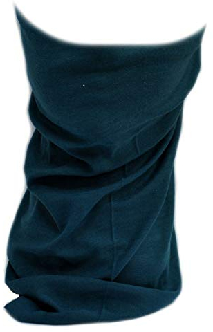 Euly Multifunktionstuch Schlauchschal Halstuch Mundschutz Maske Motrorrad Uni Biker Bandana Herren Damen (Petrol)