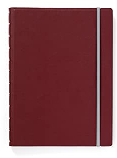 Filofax Modernes Notizbuch, A4, nachfüllbar, Burgunderrot