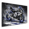 Kunstgestalten24 Leinwandbild Yamaha R1 M Wandbild Kunstdruck Raum- u. Wanddekoration Übergrößen