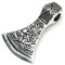 NKlaus Kettenanhänger Axt Amulett 2,7cm Silber 925 Wikinger Mammen Kultbeil Talisman 3983