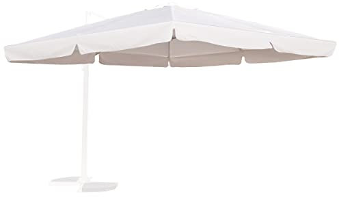 Yellow shop Telo Ricambio Garda, Polyester 250g/mq, Impermeabile, Bianco, 3x4 m