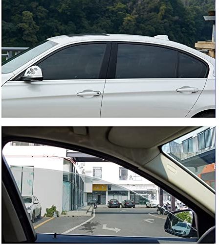 HOHOFILM 15% Black Nano Ceramic Car Window Tint 99% Anti UV Front Rear Side Window Shade Film Roll for Cars Window Privacy Sun Blocking 152cmx500cm