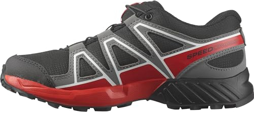 Salomon Speedcross Unisex Kinder-Multisportschuhe, Outdoor-bereit, Grip, Praktischer Komfort, Black, 37