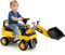 DREAMADE Pelleteuse pour Enfants 1-3 Ans avec Bras à Angle Réglable, Excavateur avec Klaxon Simulé, Jouet de Tractopelle avec Espace de Rangement (Bulldozer)
