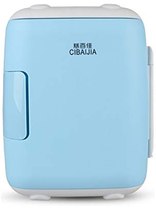 TIST Mini Frigorifero Domestico Frigorifero Piccolo Frigorifero Portatile Uso Portatile Piccolo Frigorifero, 27 * 27 * 21 cm (Color : Blue, Size : 8L)