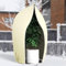 Yomisee 2 Stück Winterschutz für Pflanzen, 80 x 100 cm Frostschutz Pflanzenabdeckungen mit Reißverschluss & Zugband Winterschutzvlies Pflanzenschutz Winter für Baum Palmen Balkonpflanzen haube Beige