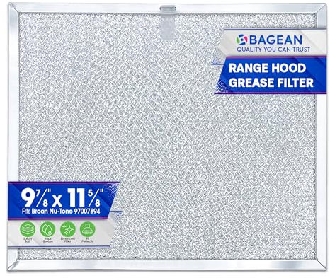Filtre de hotte de rechange pour hotte Broan 97007894 et filtre de ventilateur d'échappement de cuisine Nutone de 24 x 29 cm – Filtre de ventilation pour filtres de hotte aspirante de cuisinière