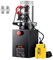 VEVOR Hydraulikpumpe Hydraulikaggregat 12V 6L Hydraulikaggregat 1600 W, Doppelwirkende Hydraulikpumpe Hydraulic Power Pack, 1,5 Gal Tank Hand Pump Hydraulikaggregat, für Aufzüge, Gabelstapler usw.