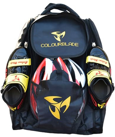 Skate Bag Sac à dos pour patins à roues alignées, sac de transport pour le rangement, facile à transporter et sports de plein air, Sacs Patins à roulettes pour Hommes, Femmes, Enfants, Grande capacité