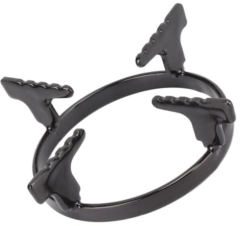 Support pour wok pour cuisinière à gaz, anneau de support pour wok en fonte, anneau de wok coupe-vent, antidérapant, portable, convient pour les poêles, poêles à frire