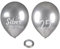 24 Stück Silberhochzeit,Silberhochzeit Deko,Luftballons Hochzeit Silber,Jahre Luftballon Silberne,Dekoration Draußen Girlande Geschenk,Tischdeko Ballon Streudeko,Ballons für Servietten Silberner
