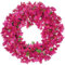 Künstliche Bougainvillea-Kranz Dekokranz Blumenkranz Türkranz Deko groß Türkran Wandkranz Frühlingsdeko für Frühlings-Sommer-Osterdekoration, Zuhause, Parties, Hochzeiten, Ø45cm