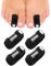 Hammer Toe Straightener, 4 Pcs Adjustable Toe Straighteners for Bent Toes,Reusable Hammer Toe Splint,Unisex Black Hammer Toe Splints