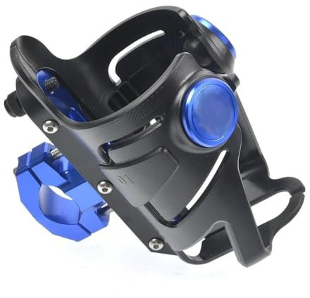 pour Harley-Davidson PAN America 1250 S PA1250 Sportster S 1250 RH1250 S 2021 2022 Moto Guidon Pare-Chocs Bouteille De Boisson Porte-Gobelet Porte-Boisson(Bleu)