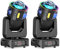 150W Cabeza Movil LED Beam Luz de Discoteca 19CH/25CH RGBW Moving Head para Club, Fiesta, Cumpleaños, Bodas Iluminación 2PCS