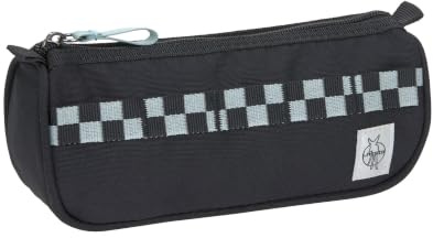 LÄSSIG Slim Unique Schlampermäppchen Soft Pencil Case Black | für die Schule, Federmäppchen, robust, leicht, langlebig
