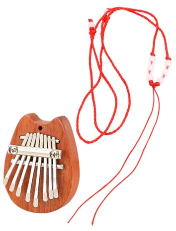 Alipis Mini Daumenklavier Aus Holz Mit Tönen Kalimba Für Anfänger Leicht Tragbares Fingerklavier Als Kleines Musikinstrument
