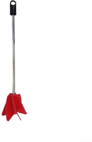 300 mm Farbmischer-Bit für Epoxidharz und Latexfarbe, 1/4-Zoll-Schaft-Bohraufsatz mit Stahl- und ABS-Konstruktion, 65-mm-Rührpaddel