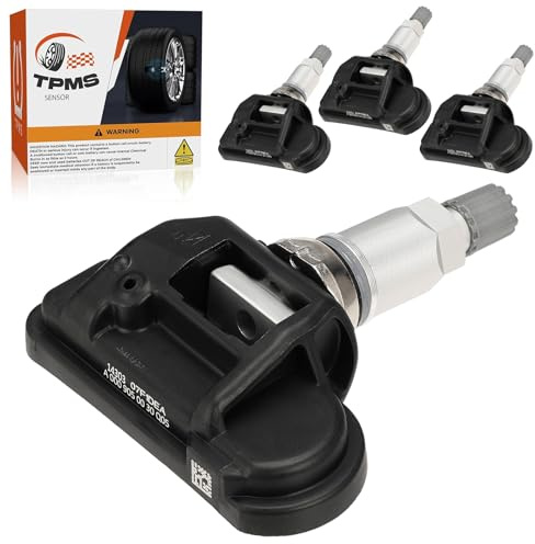 4 tlg.Reifendrucksensor Kompatibel mit Mercedes-Benz C-Class G-Class E-Class S-Class SLK RDKS TPMS Reifendruckkontrolle Sensor für W212 W205 W447# A0009050030