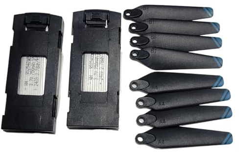 For 2PCS Battery 3.7V 750mAh 8PCS Propeller Blade X6 PRO Drone Kit for Mini Quadcopte X6PRO Drone parts