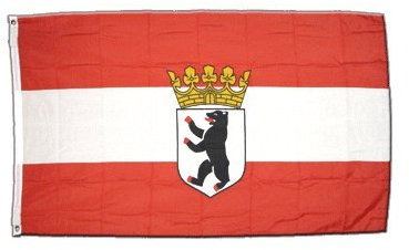 XXL Flagge Fahne Deutschland Berlin mit Krone 150 x 250 cm