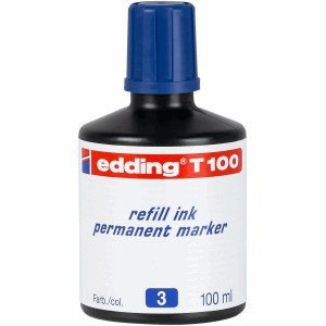 edding Nachfülltinte T 100 Permanentmarker 100ml blau