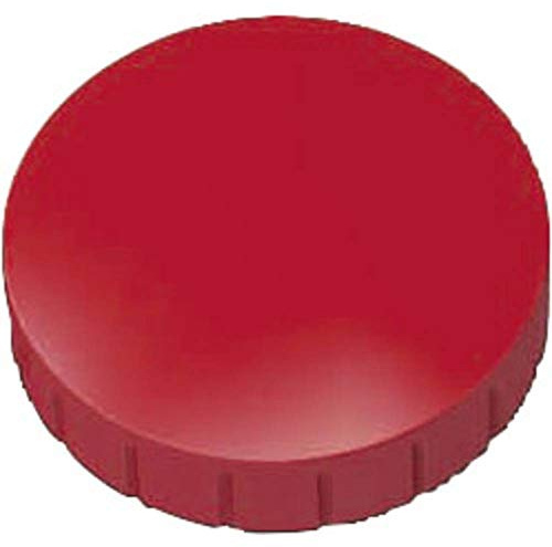 Magnet MAULsolid Ø 32 mm, | zuverlässiger Halt für Notizen, bruchsichere Kunststoffkappe, klare Signaloptik, ideal für Whiteboard und Metalltafel