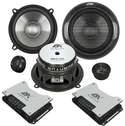 ESX Quantum QE5.2C - Altavoces para coche (2 vías de 13 cm y 200 W, sistema Compo)