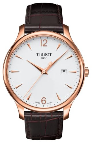 T063.610.36.037.00 Tissot Men's Quartz Watch with White Dial Analogue Display