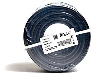 Cavo Flessibile H05VV-F 3 x 1,5 mm 100 m (Nero)