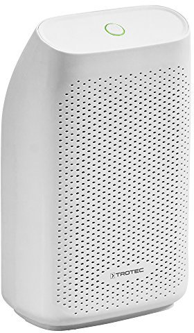 TROTEC Deshumidificador Peltier TTP 5 E, 0,3 L/día, Purificador de Aire, Habitaciones de 6m², Depósito de 0,7 L, Diseño Compacto y Elegante, Portátil