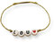 Bracelet sur Fil Cordon Perles Avec Prénom ou Mot au Choix Femme Fille Bracelet Personnalisé Perles