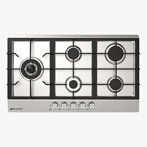 Encimera de Gas 90 cm 5 fuegos EMH900GBNX
