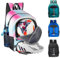 Moonlike Jugend Fußball Tasche, Fußball Rucksack für Fußball Volleyball Basketball, Rucksack mit Ballfach und Ballhalter (Rosa)